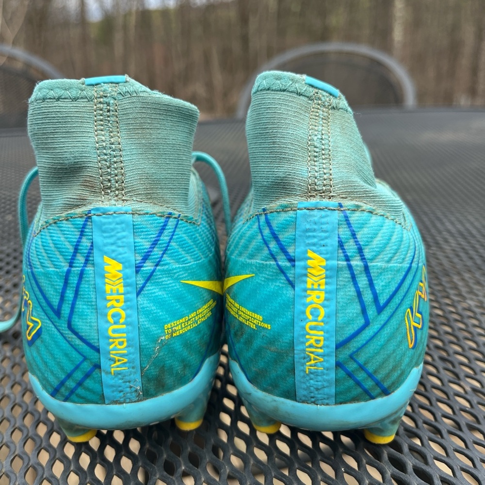 Nike Mercurial Men’s Soccer Cleats - Blue and Yellow
